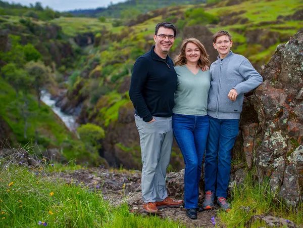 Dr. Eugen Tutunaru with his family