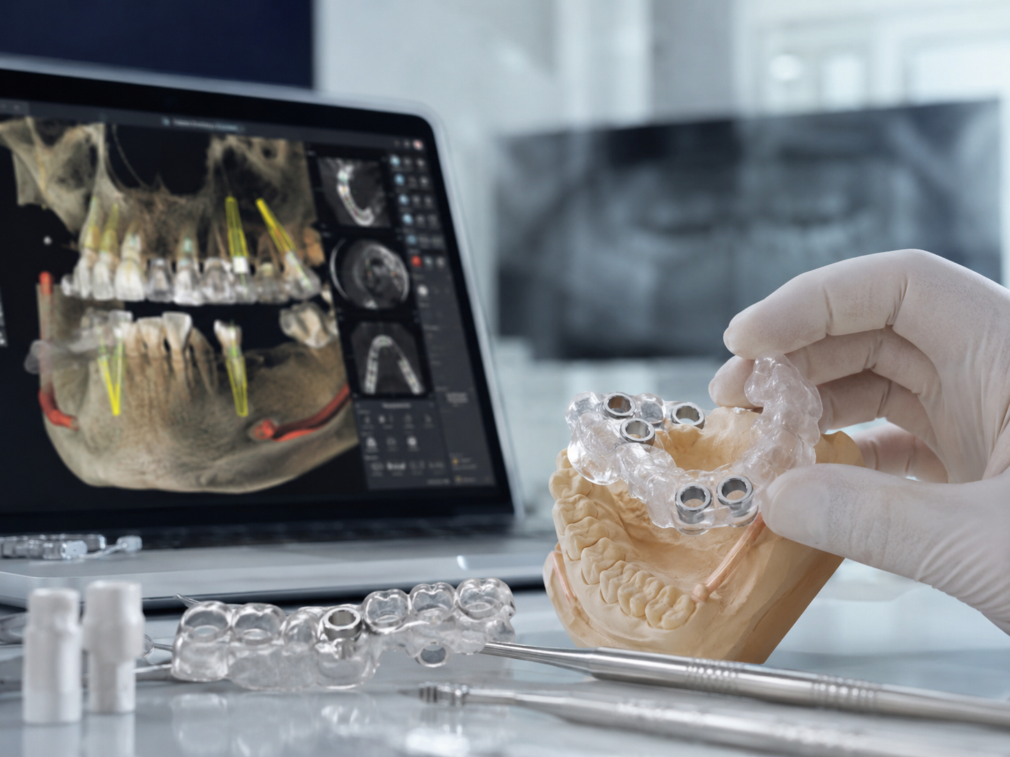 Guided implant planning